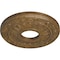 Ekena Millwork Nadia Ceiling Medallion (Fits Canopies up to 4 7/8"), 12 1/8"OD x 3 5/8"ID x 7/8"P, Rubbed Bronze CM12NARZS - alternate 3
